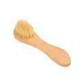 mini brosse faciale en bois de cheveux de haute qualité